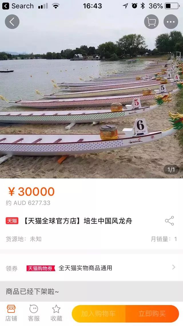 我在悉尼买龙舟,天猫下单解乡愁