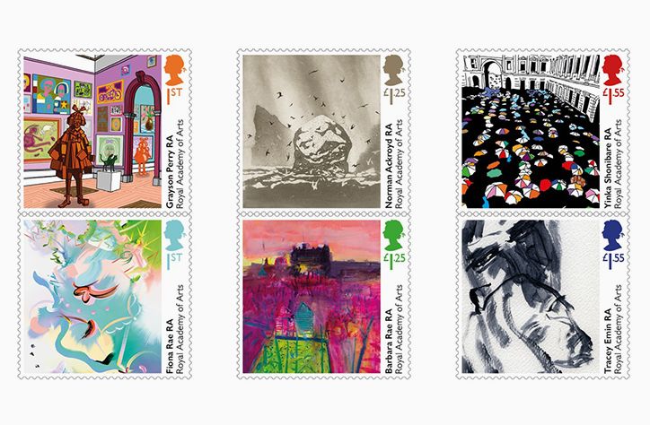 好看的邮票系列,简单且好看的邮票