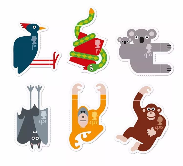 好看的邮票系列,简单且好看的邮票