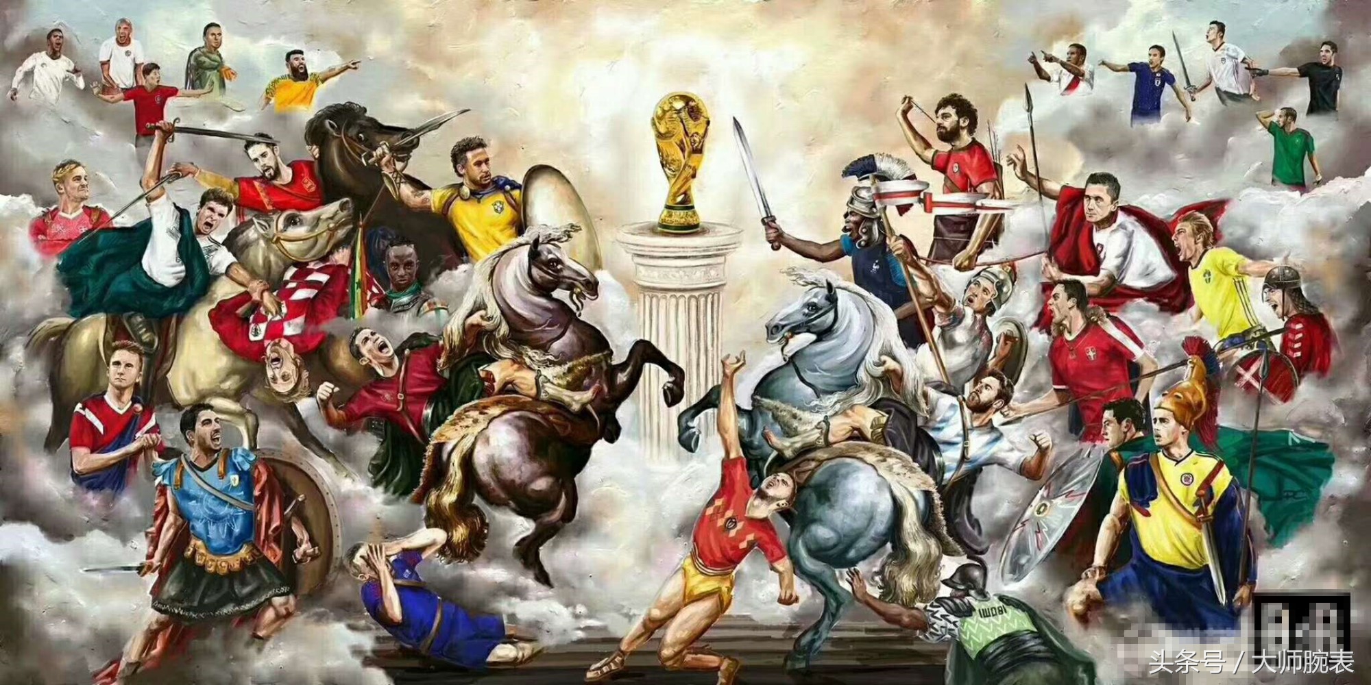 世界杯球队与腕表,世界杯你喜欢的球星都戴什么表