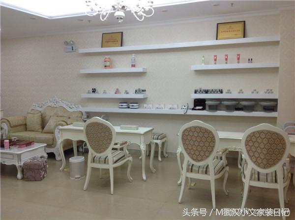 美甲店装修图片效果图简单大气,美甲店装修实拍视频