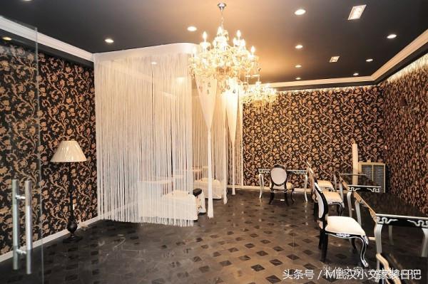 美甲店装修图片效果图简单大气,美甲店装修实拍视频