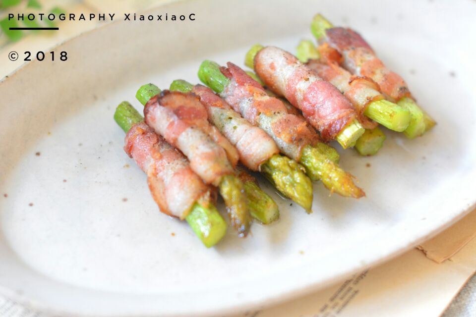 培根芦笋最正宗的做法,芦笋搭配培根做出美味的小吃