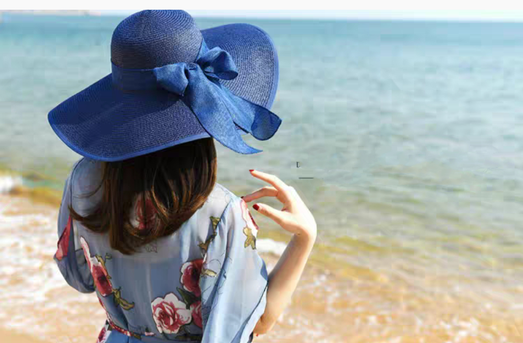 海边遮阳帽的款式,海边最合适的防晒帽