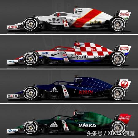f1赛车比赛彩绘,2013年f1赛车涂装
