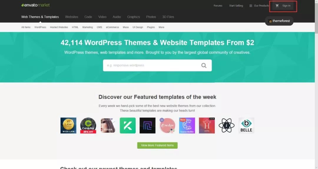 福利：免费注册envato账号可购买themeforeset、videohive商品