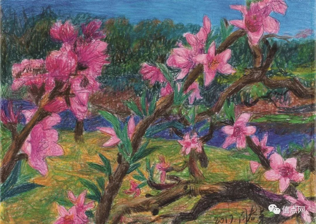 RMB18万入手周春芽「桃花」｜现当代艺术低门槛之选