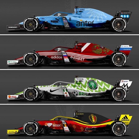 2022年f1各队赛车涂装,f1赛车观众抢车