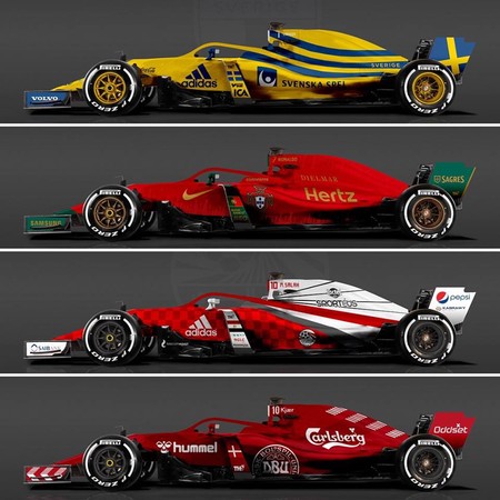 2022年f1各队赛车涂装,f1赛车观众抢车