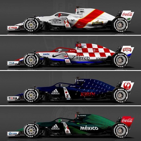 2022年f1各队赛车涂装,f1赛车观众抢车