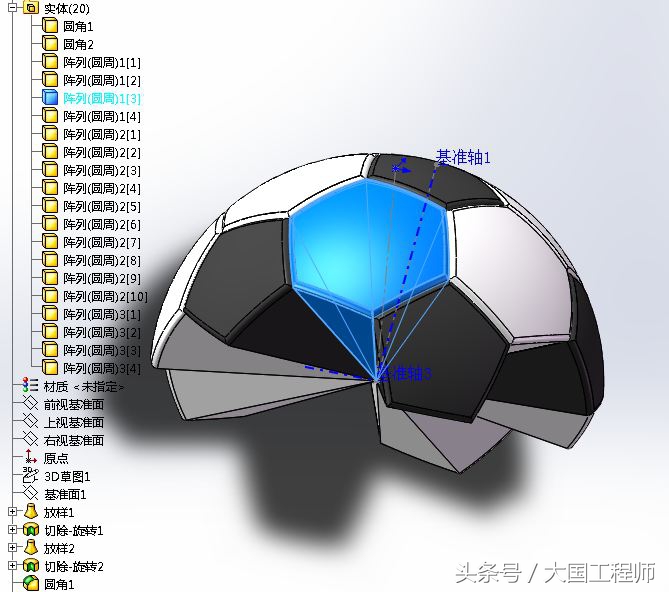 solidworks足球建模视频教程,solidworks怎么建模一个球