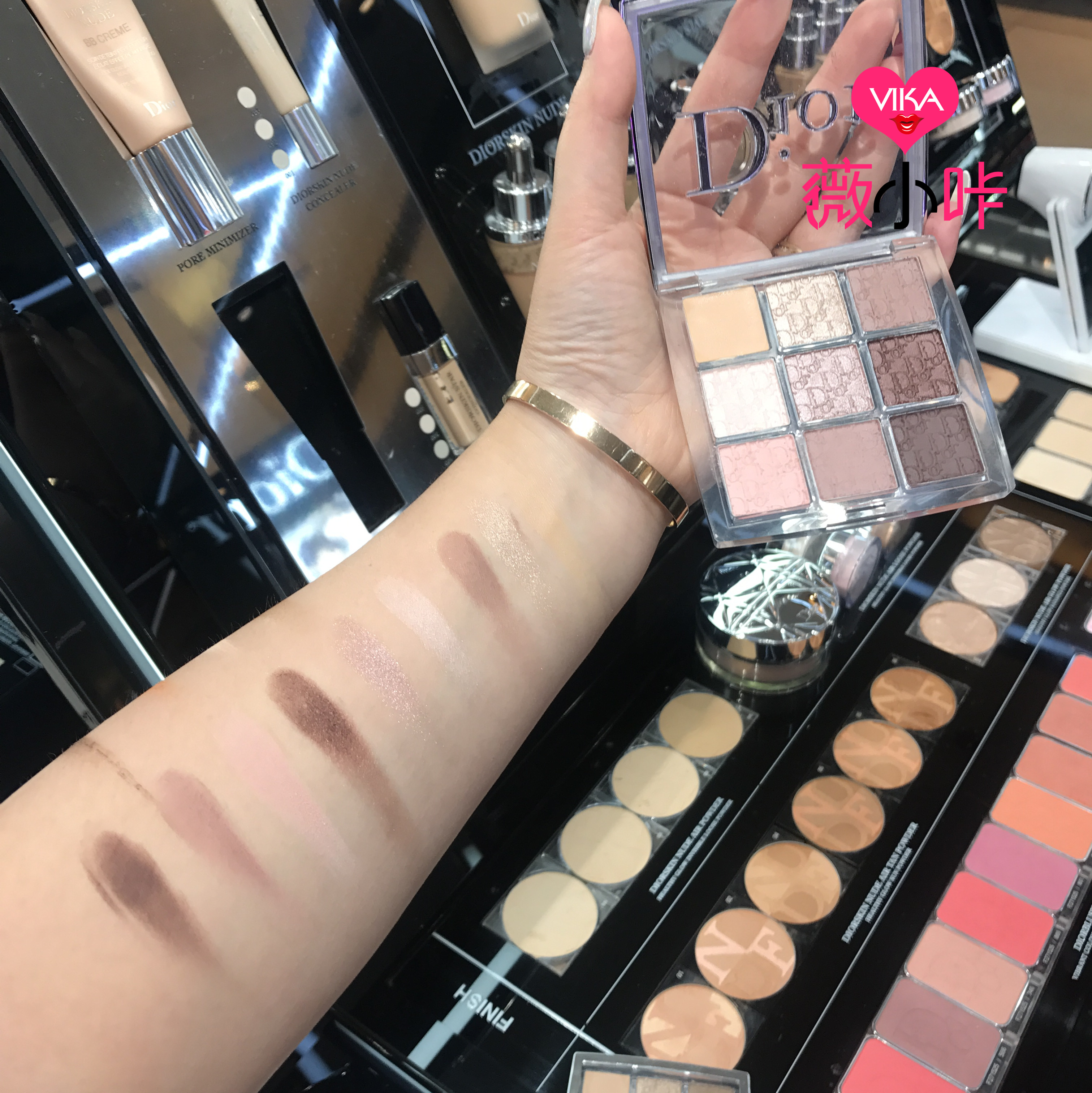 dior迪奥2020新年限定眼影,dior迪奥秋季时装限定丝绒口红720