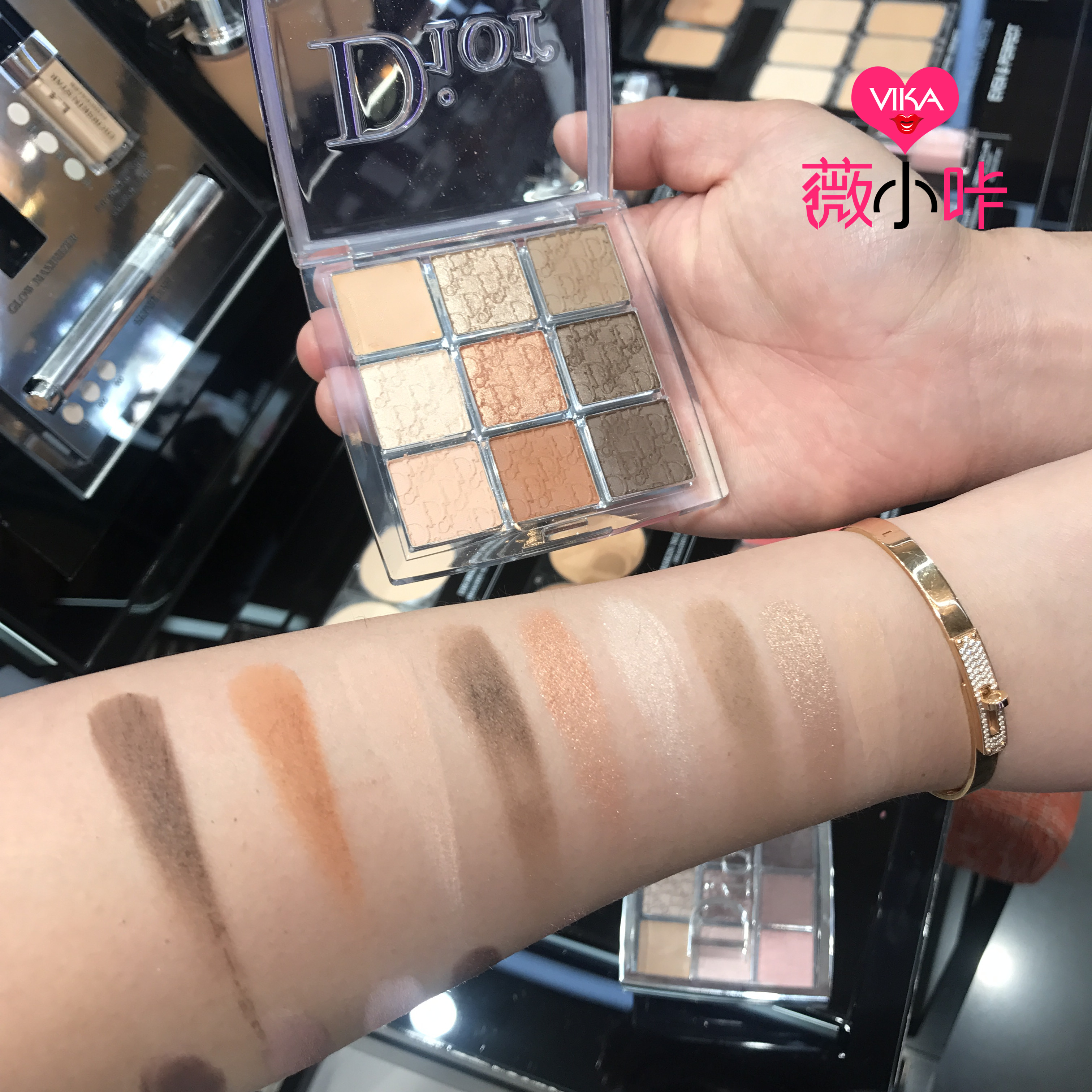 dior迪奥2020新年限定眼影,dior迪奥秋季时装限定丝绒口红720