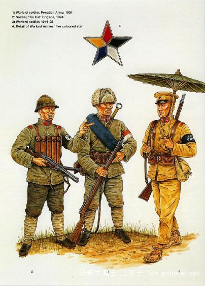 民国时代的军服,民国各种兵服装