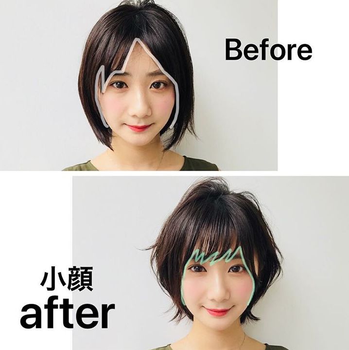剪发师各种脸型的发型,打造小脸发型的发型师