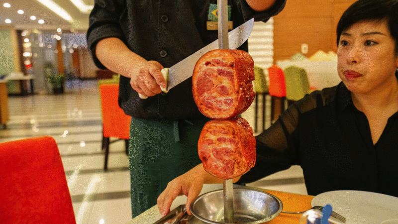 巴西世界杯吃烤肉,上海巴西烤肉豪华晚餐