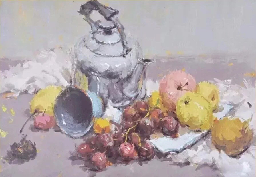 水粉画作品完整风景,水墨画作品欣赏