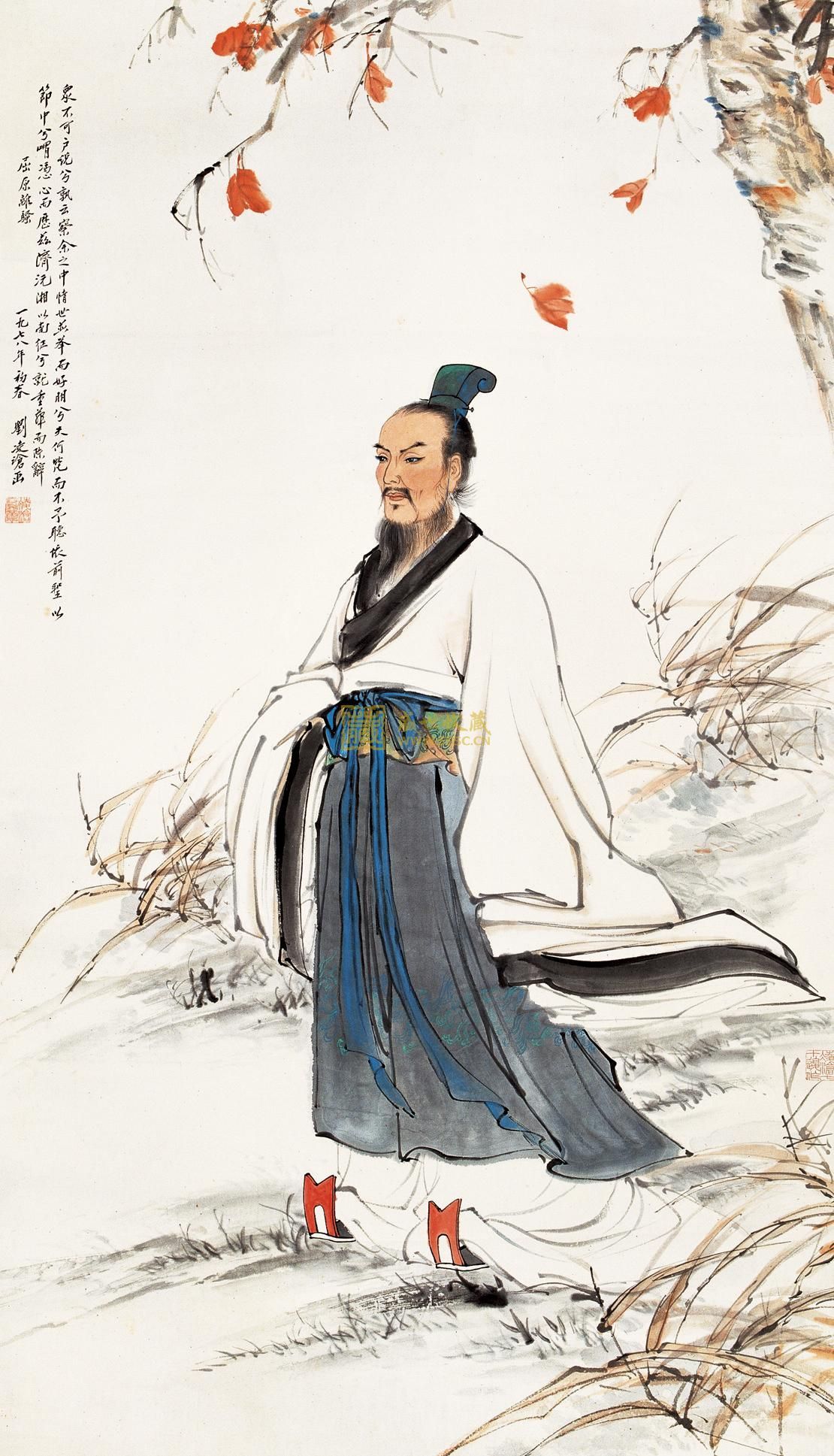 屈原宁愿跃入江中也不愿随波逐流,屈原不随波逐流