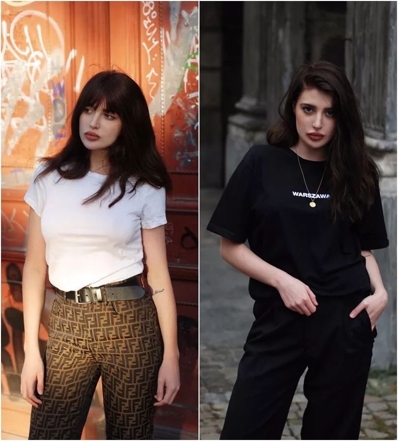 微胖女生穿t恤的显瘦小技巧,微胖女生只要穿搭对了一样显身材