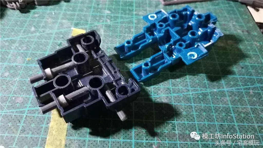 合金模型diy改装,模型制作机甲