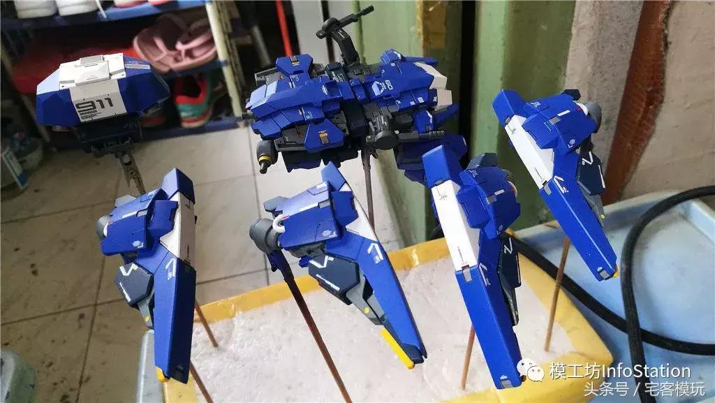 合金模型diy改装,模型制作机甲