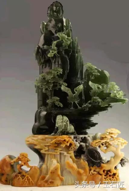 岫岩玉精美玉雕摆件图片大全,岫岩花玉为什么容易盘透
