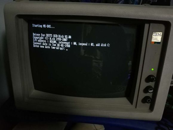 IBMPC/XT5160微机硬盘故障，用USB/CF卡替代
