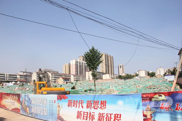 莱芜董花园改造进展,济南市莱芜区董花园