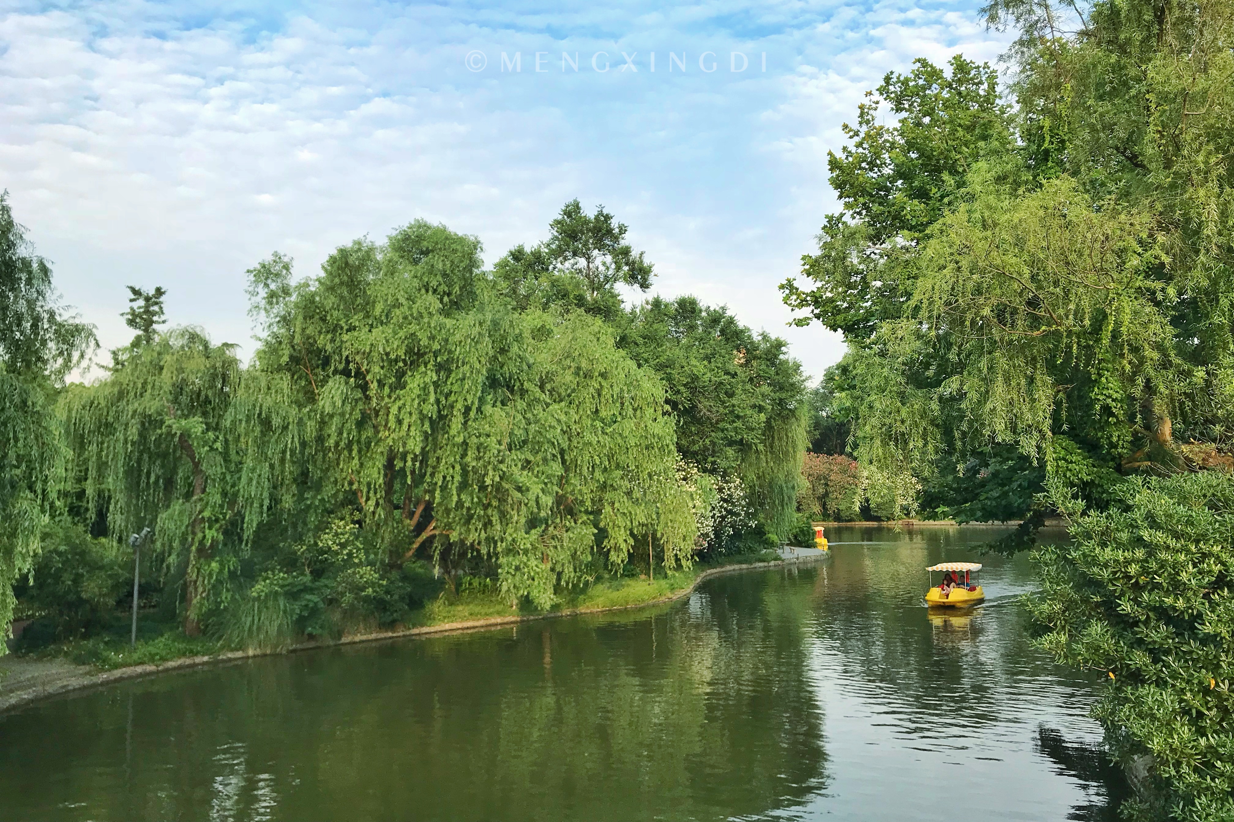 上海消暑园林好去处,上海初秋的长风公园
