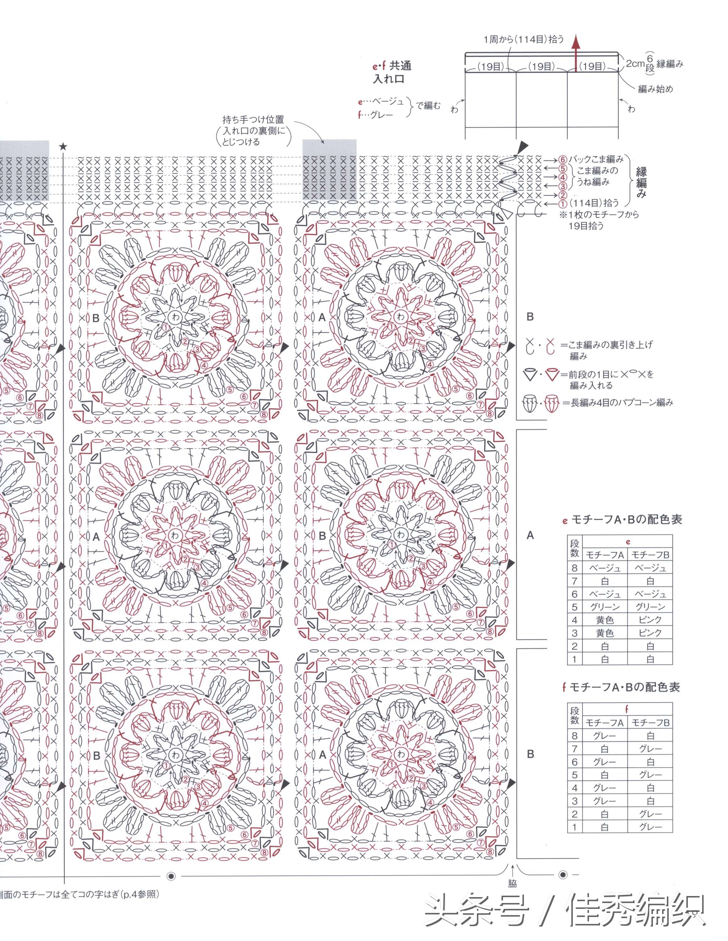 毛线钩针编织教程包包,简单实用包包钩针编织教程