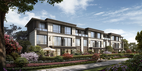 合景天銮杭州排屋,合景天銮与柳岸晓风排屋