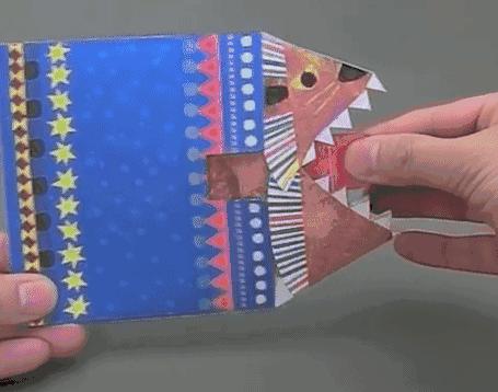 一年级小章鱼折纸,折纸会变脸的小章鱼