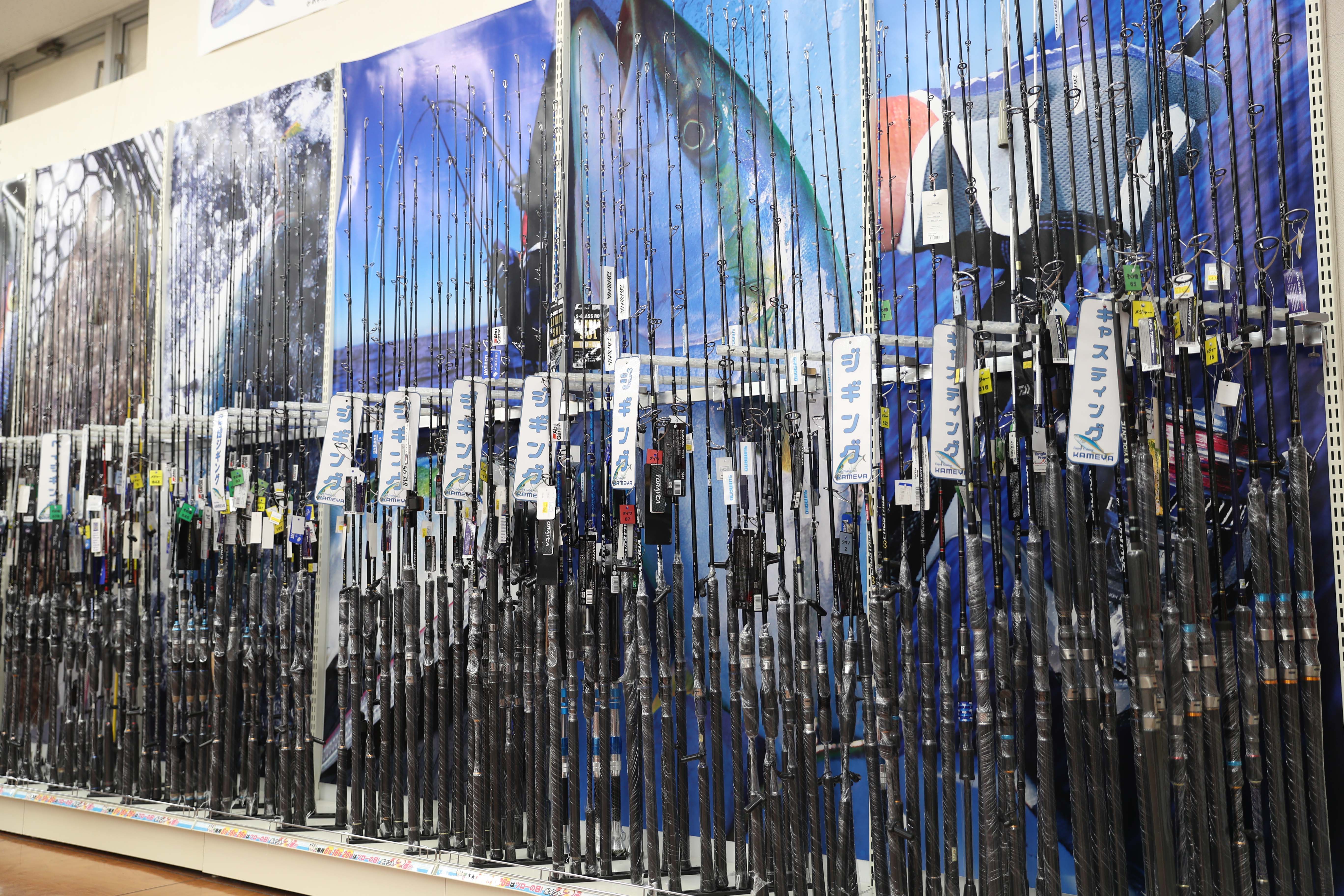 日本钓鱼渔具推荐,逛日本鱼市