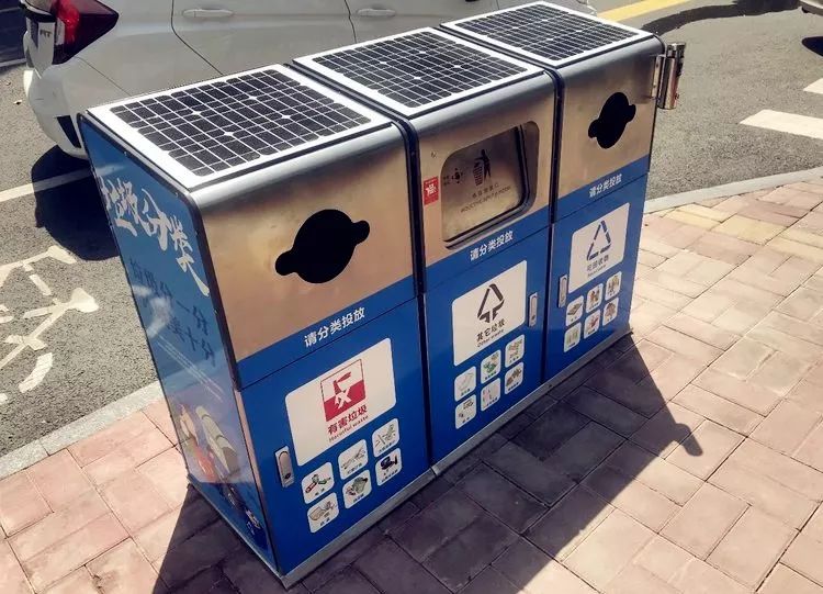历城区街头垃圾箱,济南街头垃圾