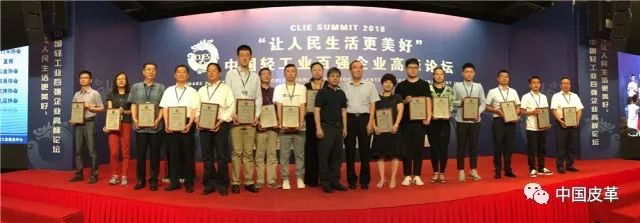 轻工百强揭晓鞋革榜上有名——中国轻工业百强企业高峰论坛在京举行