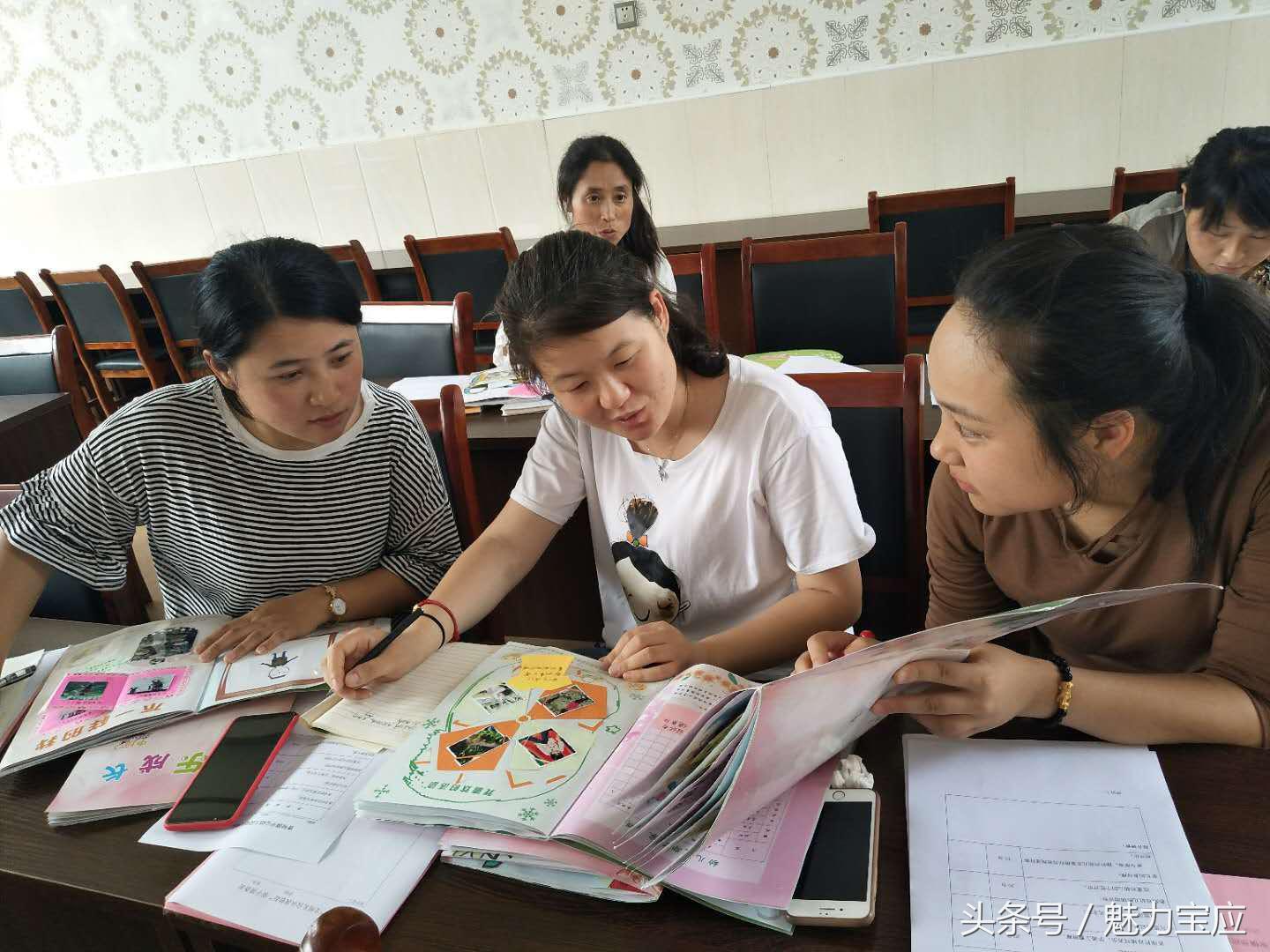 宝应曹甸镇中心幼儿园：成长手册展风采，共同成长促提高！