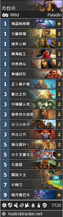 炉石传说现在的狂野天梯环境怎样,炉石传说狂野环境月报