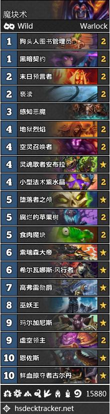 炉石传说现在的狂野天梯环境怎样,炉石传说狂野环境月报