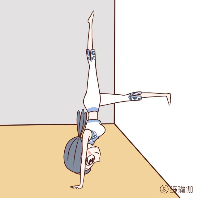 几个动作学会倒立,倒立是最好的保养