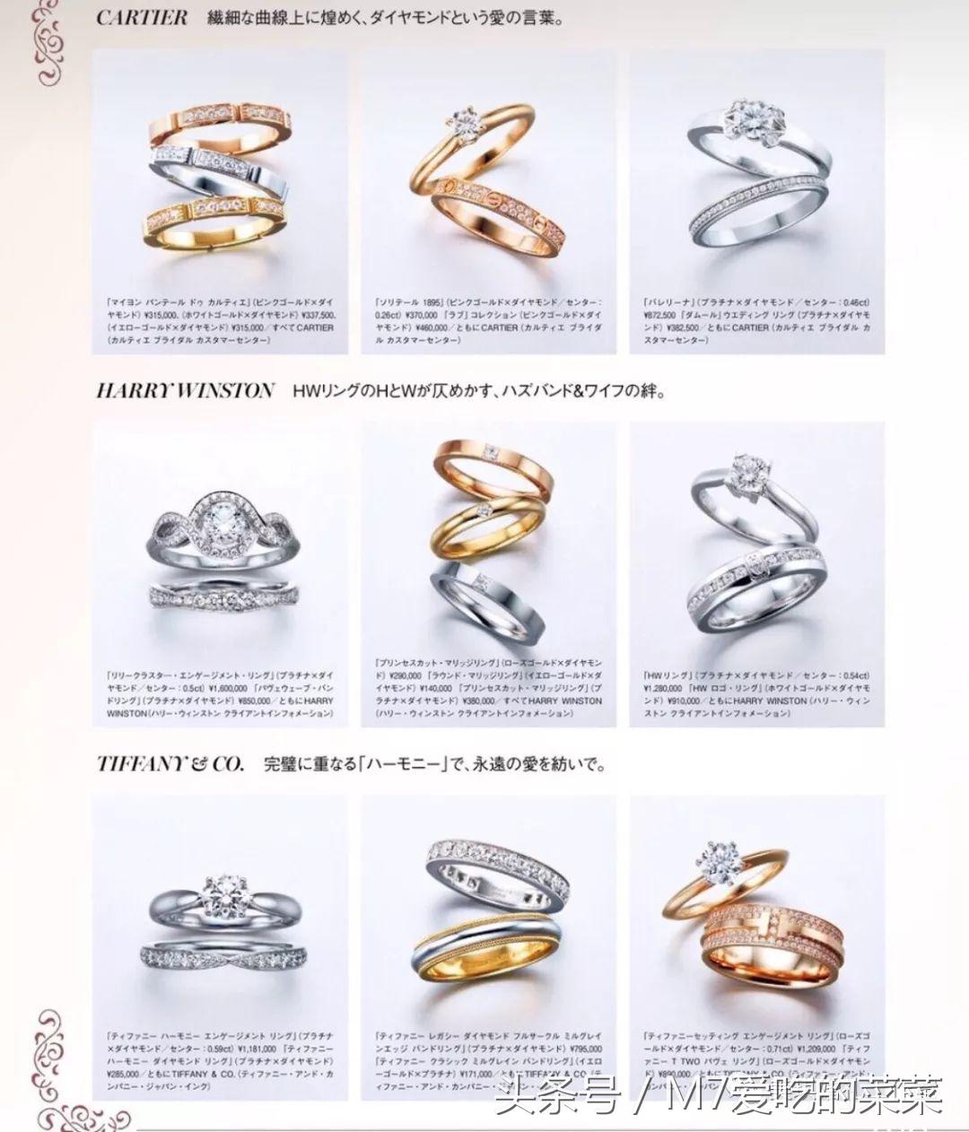 婚礼「对戒」｜史上最详细最齐全款式大推荐！