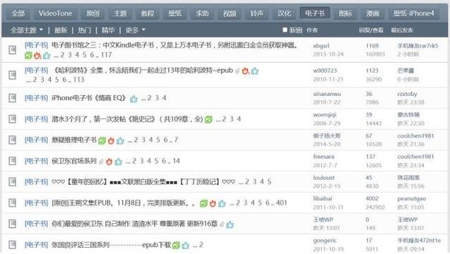 16个免费电子书网站,分享18个值得推荐的电子书网站