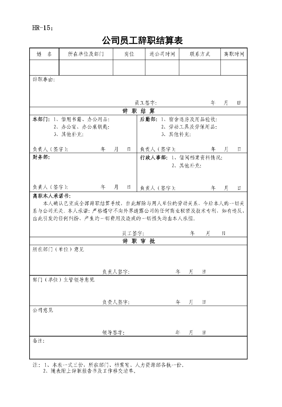 人员入职离职统计表格模板,人员入职离职表格教程