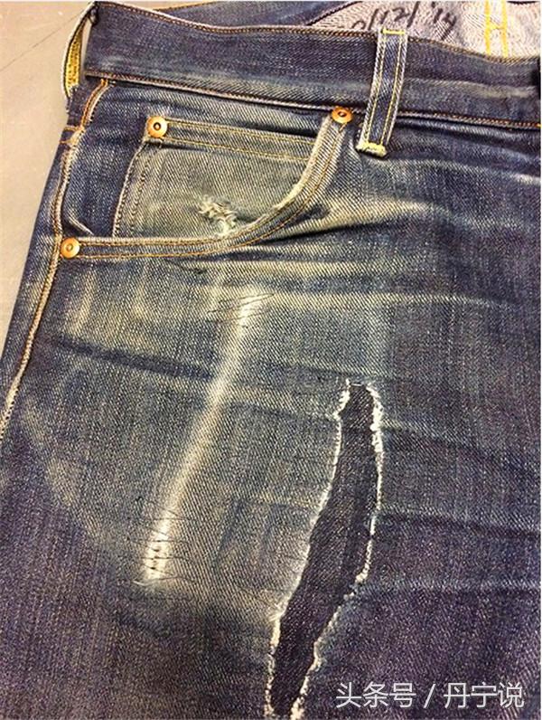 探索色落篇美国LEE修身骑士101S牛仔裤13.75oz养2年洗2次