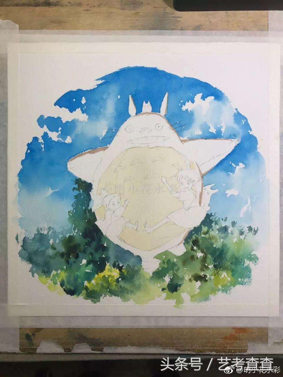 画龙猫全过程,龙猫原版怎么画