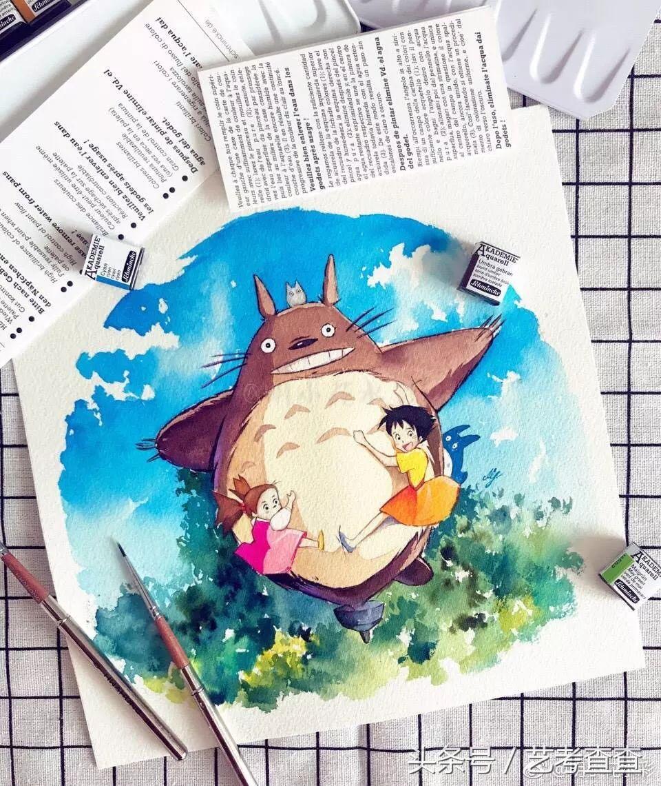 画龙猫全过程,龙猫原版怎么画