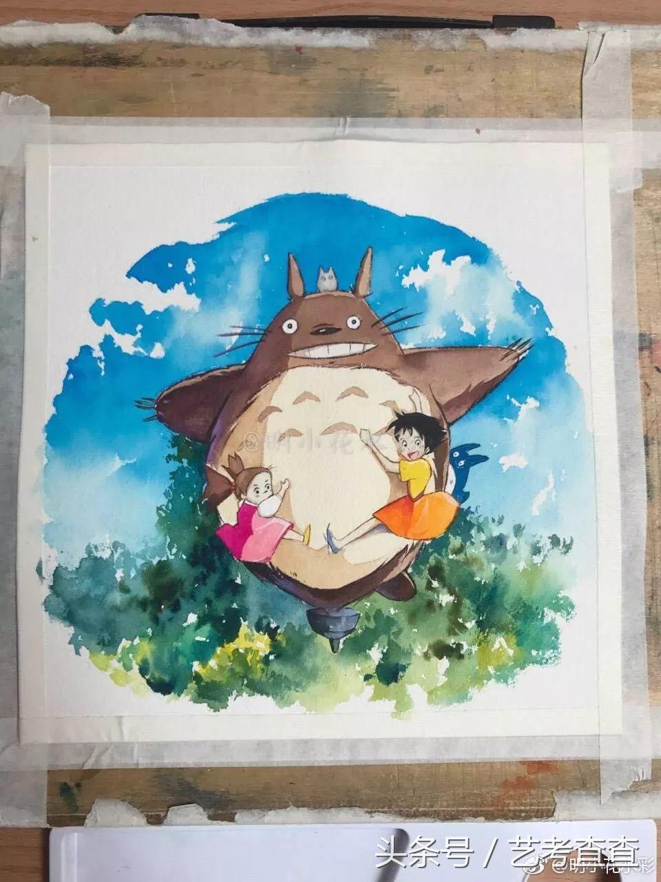 画龙猫全过程,龙猫原版怎么画