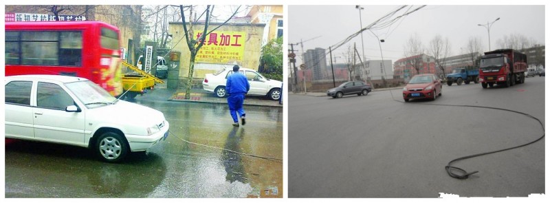 汽车撞电线杆断了,车刮坏电线会触电吗