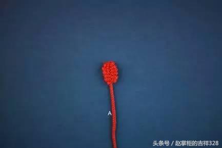 项链绳中间穿珠怎样打结不松,手机链串珠绳中间如何打结