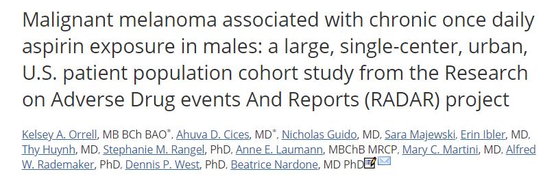 阿司匹林走下神坛警惕六大副作用,神药阿司匹林