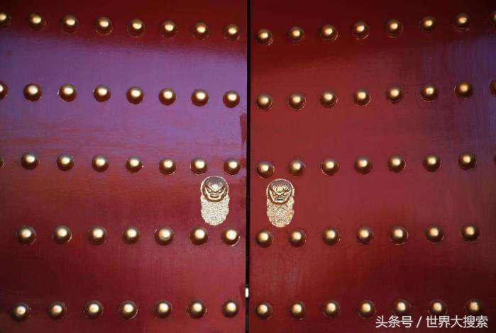 紫禁城门钉之谜,紫禁城的门钉讲解